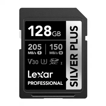 Lexar Professional SILVER PLUS SDXC 128GB mälukaart UHS-I U3 V30