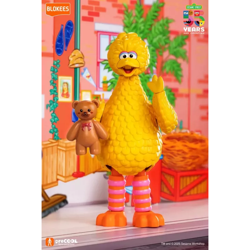 BLOKEES Sesame Street Figures preCOOL S2 - Big Bird Kogumisehitusfiguur