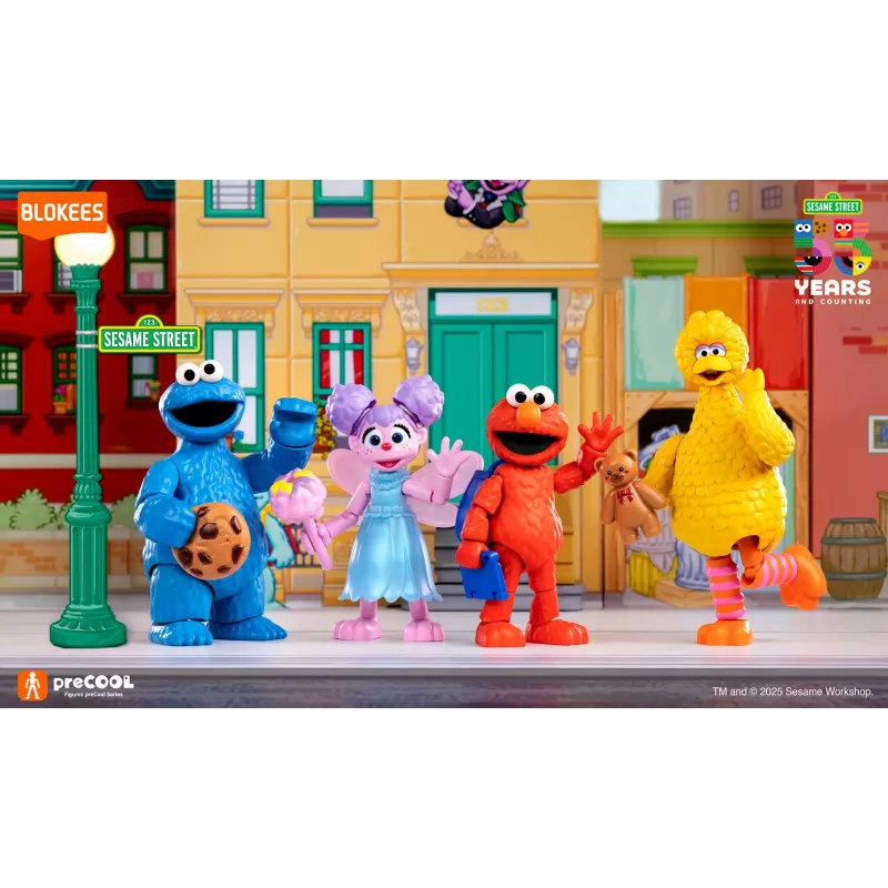 BLOKEES Sesame Street Figures preCOOL S2 - Big Bird Kogumisehitusfiguur