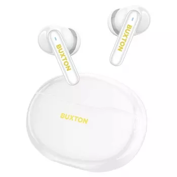 Buxton BTW 7200 White Tuya - Juhtmeta kõrvaklapid (TWS) Bluetooth 5.1, laadimiskarp, IPX4, valge