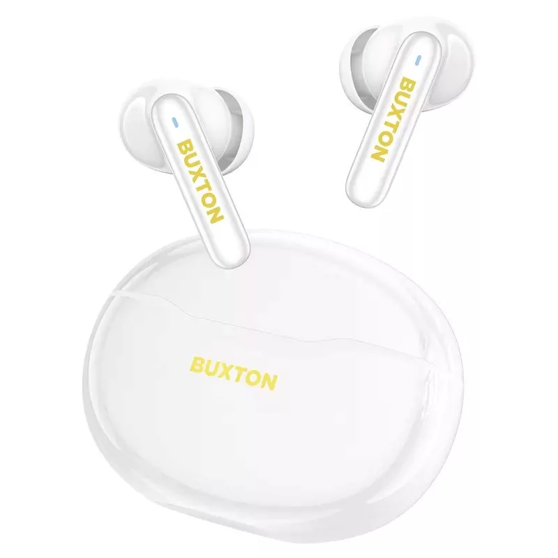 Buxton BTW 7200 White Tuya - Juhtmeta kõrvaklapid (TWS) Bluetooth 5.1, laadimiskarp, IPX4, valge