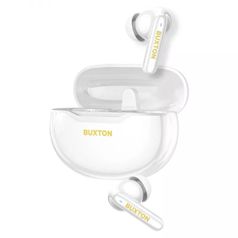 Buxton BTW 7200 White Tuya - Juhtmeta kõrvaklapid (TWS) Bluetooth 5.1, laadimiskarp, IPX4, valge