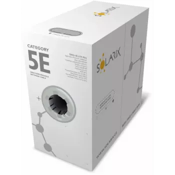 Solarix PE CAT5e UTP paigalduskaabel, täistraat, 305m (SXKD-5E-UTP-PEG)