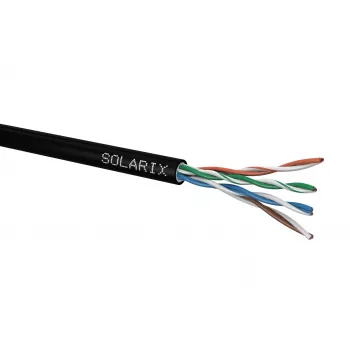 Solarix PE CAT5e UTP paigalduskaabel, täistraat, 305m (SXKD-5E-UTP-PEG)