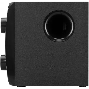Rampage RMS-G8 25W kaasaskantav Bluetooth-kõlar RGB-valgustuse, TWS-i ja FM-raadioga, must