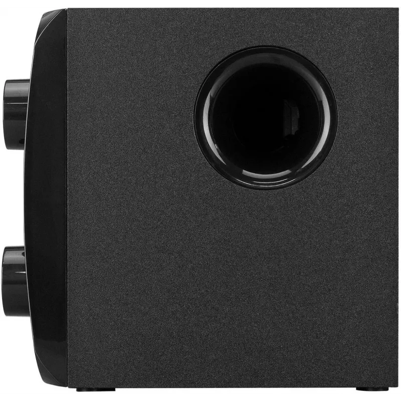 Rampage RMS-G8 25W kaasaskantav Bluetooth-kõlar RGB-valgustuse, TWS-i ja FM-raadioga, must