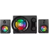 Rampage RMS-G8 25W kaasaskantav Bluetooth-kõlar RGB-valgustuse, TWS-i ja FM-raadioga, must