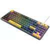 Rampage CYCLONE KNOB RGB 90% mehaaniline klaviatuur, Outemu Blue lülitid, must