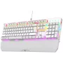 Rampage KB-R86 UMBRA mehaaniline klaviatuur, valge, Outemu Blue lülitid, RGB taustvalgustus, USB-juhtmega