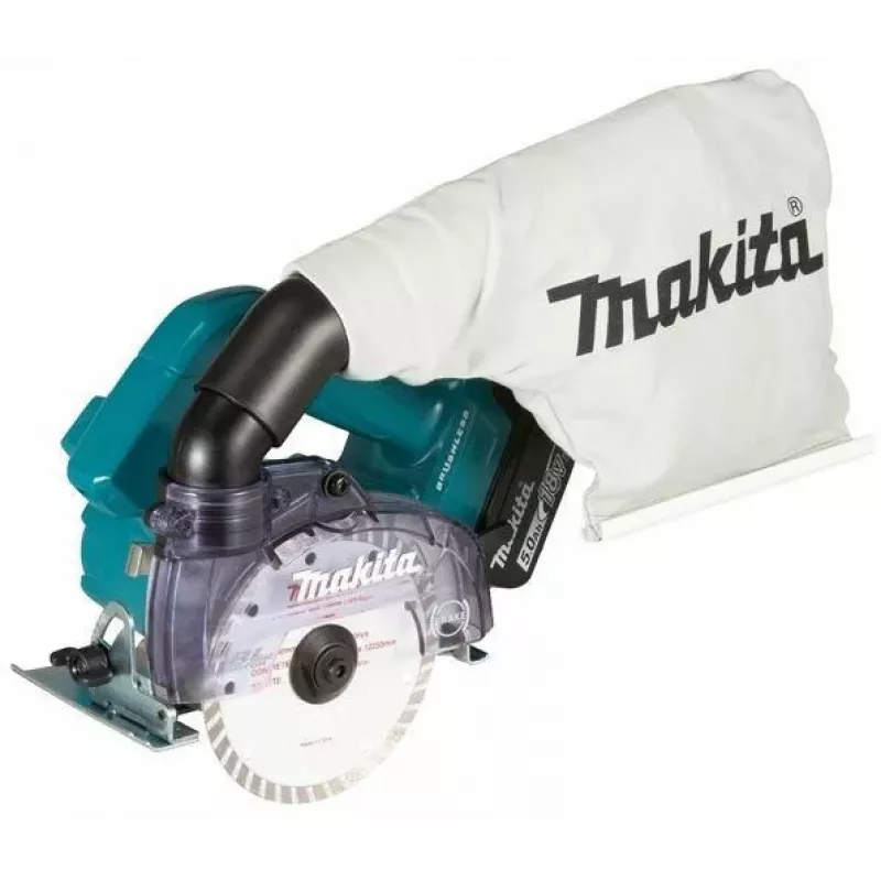 Makita DCC500RTE 18V LXT harjadeta universaalne lõikur 125mm 8800 RPM