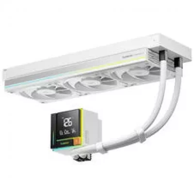 Sudokoo Energlo 360 AiO vedelikjahutus, LCD-ekraan, ARGB - 360mm, valge