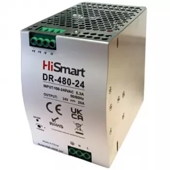 HISMART DR-480-24 DIN Rail Toiteallikas 24V 20A 480W