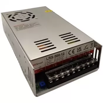 HISMART LRS-500-12 12V 40A 500W AC-DC toiteplokk