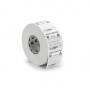 Zebra Z-Ultimate 3000T termosiirdesildid – läikiv valge polüester – püsiv akrüüllimi – 101,6 x 152,4 mm – 475 silti rullis