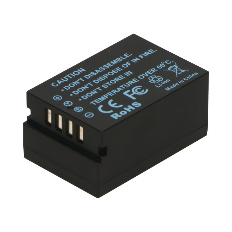 2-POWER DBI1012A 10.8V 1300mAh Li-ion asendusaku Panasonic Lumix DMC-FZ7/FZ8/FZ18/FZ28/FZ30/FZ35/FZ38 ja Leica V-LUX 1 jaoks
