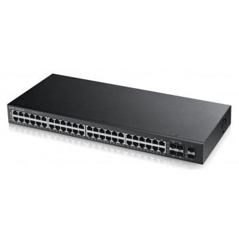 ZyXEL GS1920-48 48 pordiga Gigabit nutikas hallatav lüliti, 4 SFP üleslingi ja PoE+ (375W)