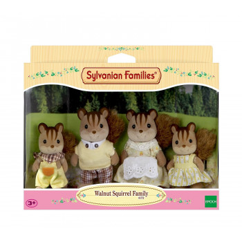 Epoch Sylvanian Families Walnut Squirrel Family kujukeste komplekt