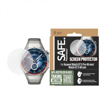 SAFE by PanzerGlass karastatud klaasist ekraanikaitse Huawei Watch GT 46mm / Pro 46mm jaoks