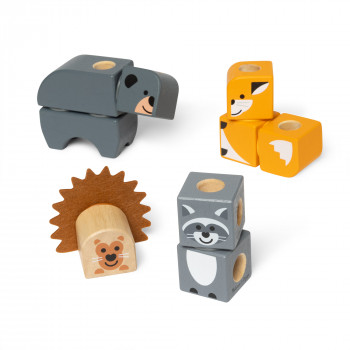 Melissa & Doug Blockables Woodland Friends komplekt