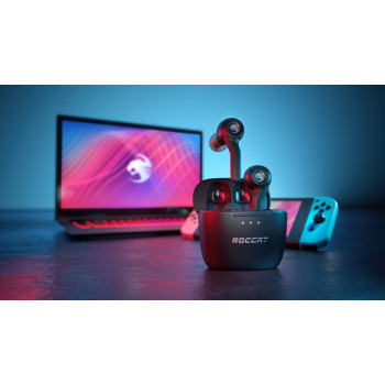 ROCCAT Burst Pro Air juhtmevaba optiline mänguhiir, 19K DPI, RGB, Arctic White