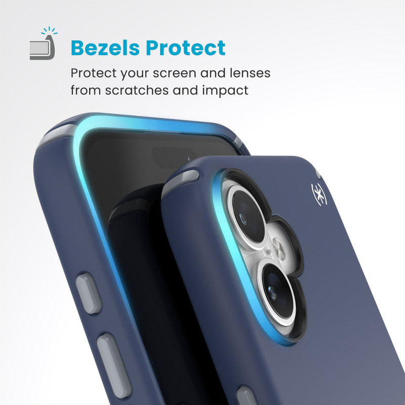 Speck Presidio2 Pro ClickLock & MagSafe kest iPhone 16 Plus jaoks - mereväesinine