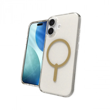 ZAGG Milan Snap ümbris iPhone 17 jaoks – Glitter Gold