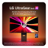 LG UltraGear Evo AI 32GX870B-B 31,5 inch Tandem OLED mängumonitor, 4K 240Hz / FHD 480Hz, HDR500, USB-C 90W