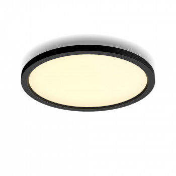 Philips Hue Aurelle ümmargune paneelvalgusti must - nutikas LED laevalgusti, White Ambiance, 2200 lm, Bluetooth ja Zigbee