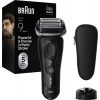 Braun Series 9 Sport 9110s elektriline pardel, märg ja kuiv, SyncroSonic tehnoloogia, 5 raseerimiselementi, 60 min tööaeg, LED-ekraan, täppistrimmer, must/hall