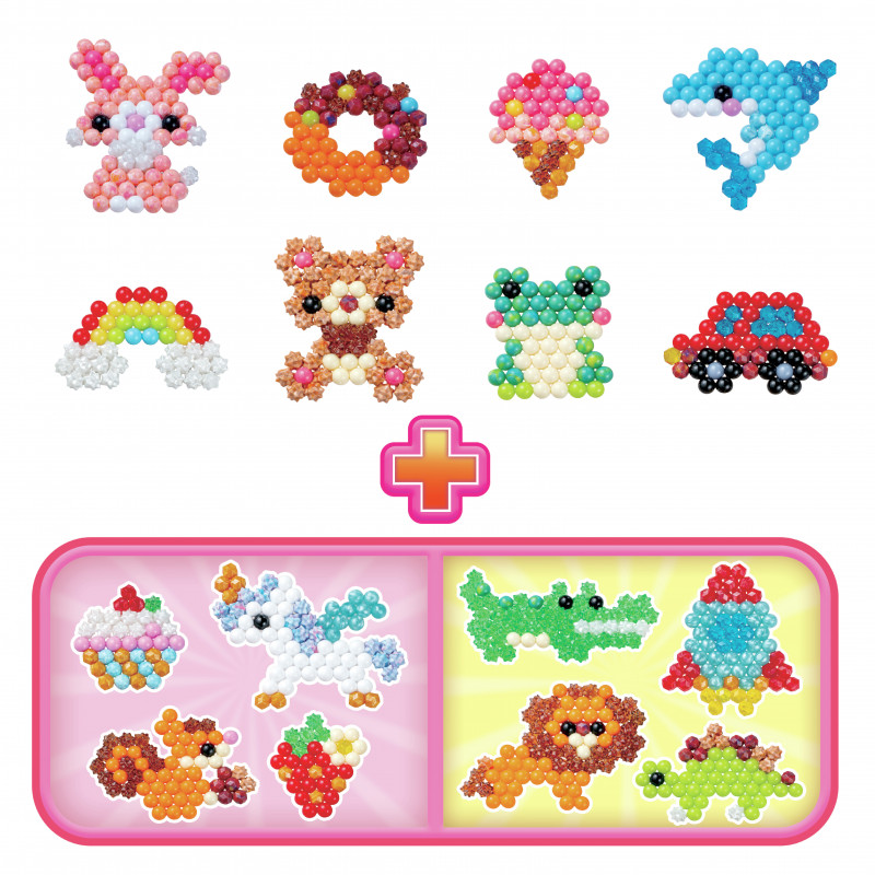 EPOCH Aquabeads Craft Studio algkomplekt – üle 800 veeaktiveeritava helme 12 värvitoonis, korduvkasutatav paigaldusalus, helmepastakas ja pihusti, ilma kuumuse või liimita, loov helmekunstikomplekt lastele alates 4. eluaastast