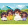 KAISER ELEKTRO Sylvanian Families Hedgehog Family of Stachel - kollektsioneeritav fliisitud loomafiguuride mängukomplekt, 4 figuuri kammiga, alates 3. eluaastast