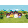 KAISER ELEKTRO Sylvanian Families Hedgehog Family of Stachel - kollektsioneeritav fliisitud loomafiguuride mängukomplekt, 4 figuuri kammiga, alates 3. eluaastast