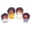KAISER ELEKTRO Sylvanian Families Hedgehog Family of Stachel - kollektsioneeritav fliisitud loomafiguuride mängukomplekt, 4 figuuri kammiga, alates 3. eluaastast