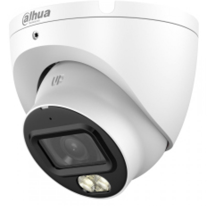 DAHUA HAC-HDW1500TLM-IL-A-0280B-S3-DIP 5MP 4-in-1 HDCVI silm-muukuppelkaamera nutika kahevalgustusega ja sisseehitatud mikrofoniga