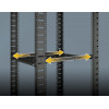 Intellinet Rack - Regal - muudetavate siinidega, fikseeritud paigaldus - Must, RAL 9004 - 1U - 48,3 cm (19)
