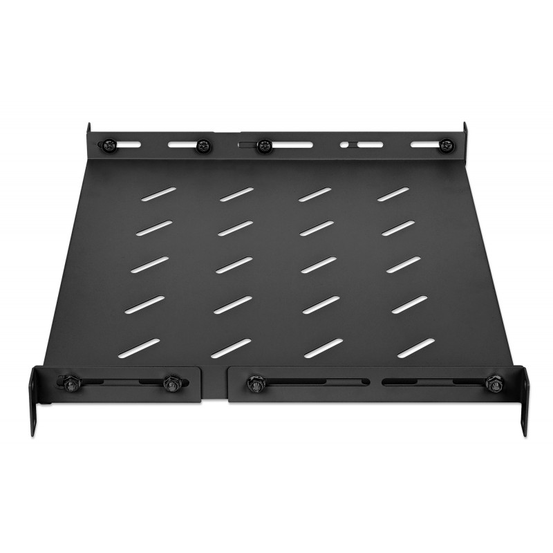 Intellinet Rack - Regal - muudetavate siinidega, fikseeritud paigaldus - Must, RAL 9004 - 1U - 48,3 cm (19)