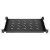 Intellinet Rack - Regal - muudetavate siinidega, fikseeritud paigaldus - Must, RAL 9004 - 1U - 48,3 cm (19)