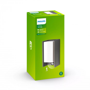 Philips myGarden IR ES seinavalgusti Bridge 42W liikumisanduriga Antratsiit