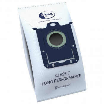 AEG GR201SM s-bag Classic Long Performance tolmuimeja tolmu­kotid, 8-pakk, sinine/valge, VX4 seeria jaoks 900 168 824