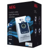 AEG GR201SM s-bag Classic Long Performance tolmuimeja tolmu­kotid, 8-pakk, sinine/valge, VX4 seeria jaoks 900 168 824