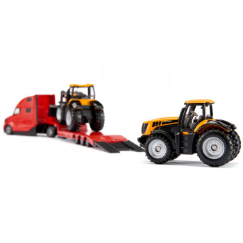 SIKU 1785 SUPER Volvo veok koos JCB traktoritega