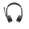 Jabra Evolve 75 MS Stereo juhtmevaba peakomplekt aktiivse mürasummutusega, Microsoft Teamsi sertifikaat, kahekordne Bluetooth-ühendus, Busylight, kõrvapealne, must