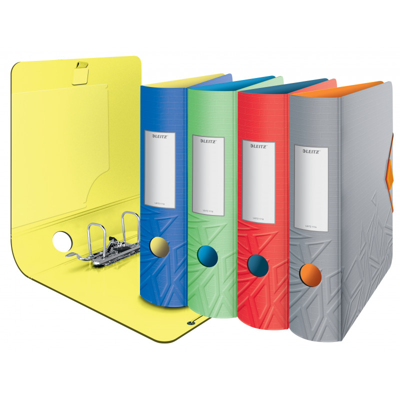 LEITZ Active Urban Chic kaustik A4 82 mm helesinine polüvaht Duo-Optik ümardatud seljaga (1116-00-20)