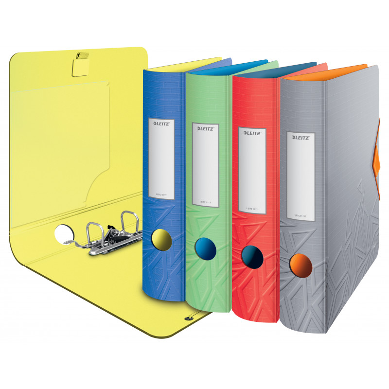 LEITZ Active Urban Chic kaustik 65 mm Stratos hall A4 polüfoam ümardatud seljaga Duo-Optik sõrmeavaga (1117-00-32)