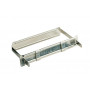 Leitz metallist kinnitusvahend 2 liuguriga standardse 80 mm augustuse jaoks, hõbedane, 50 tk (3068-00-00)