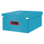 LEITZ Click & Store Cosy L hoiukarp, sinine, PP-lamineeritud kõva papp, trukknööpidega kokkupanek, 1 tk 5349-00-61