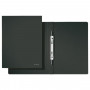 LEITZ spiraalklamber A4 presspapp must 320 g/m², 80 mm metallspiraalmehhanism, märgistusjooned, 25 tk pakk (3040-02-95)
