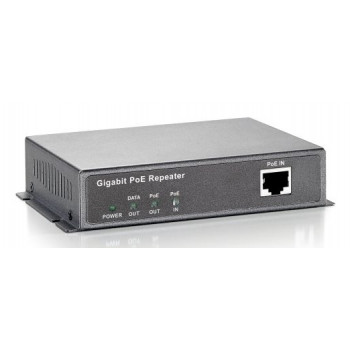 LevelOne POR-0321 2-porti Gigabit PoE repiiter, 802.3af/at/bt, 60W väljund, metallkorpus