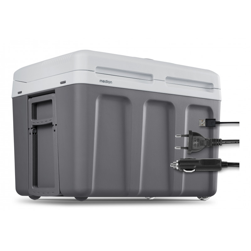 MEDION MD13102 TC45 termoelektriline külmik 40L hall - jahutab ja soojendab, 12V/220-240V/5V USB 50078386