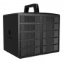 ICY BOX IB-3710-C31 10-kohaline USB 3.2 Gen 2 JBOD korpus 2,5-tollistele/3,5-tollistele SATA HDD/SSD-ketastele, üksikrežiim, USB-C–C-kaabel, 200 W toiteplokk, must